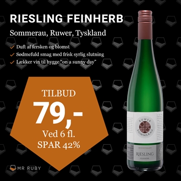 2021 Riesling Feinherb, Gut Sommerau, Ruwer, Tyskland